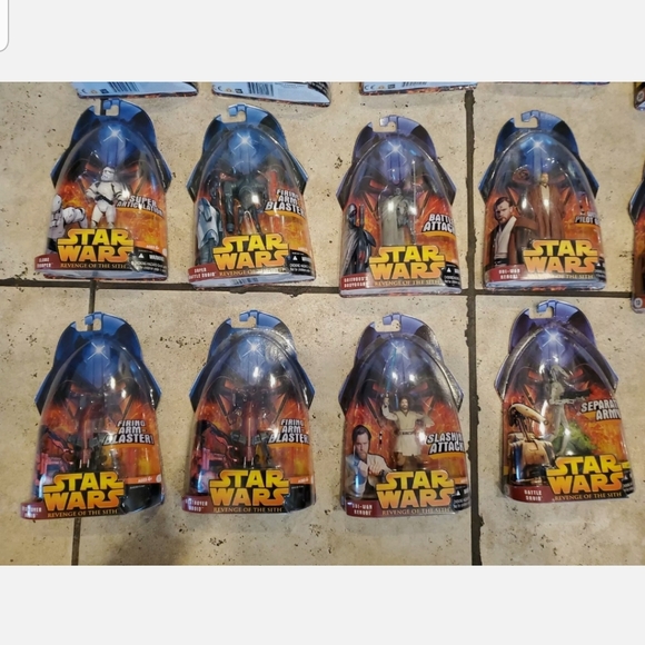 Star Wars Hasbro Revenge of the Sith ROTS 2005 Lot of 33 Set - Picture 3 of 9